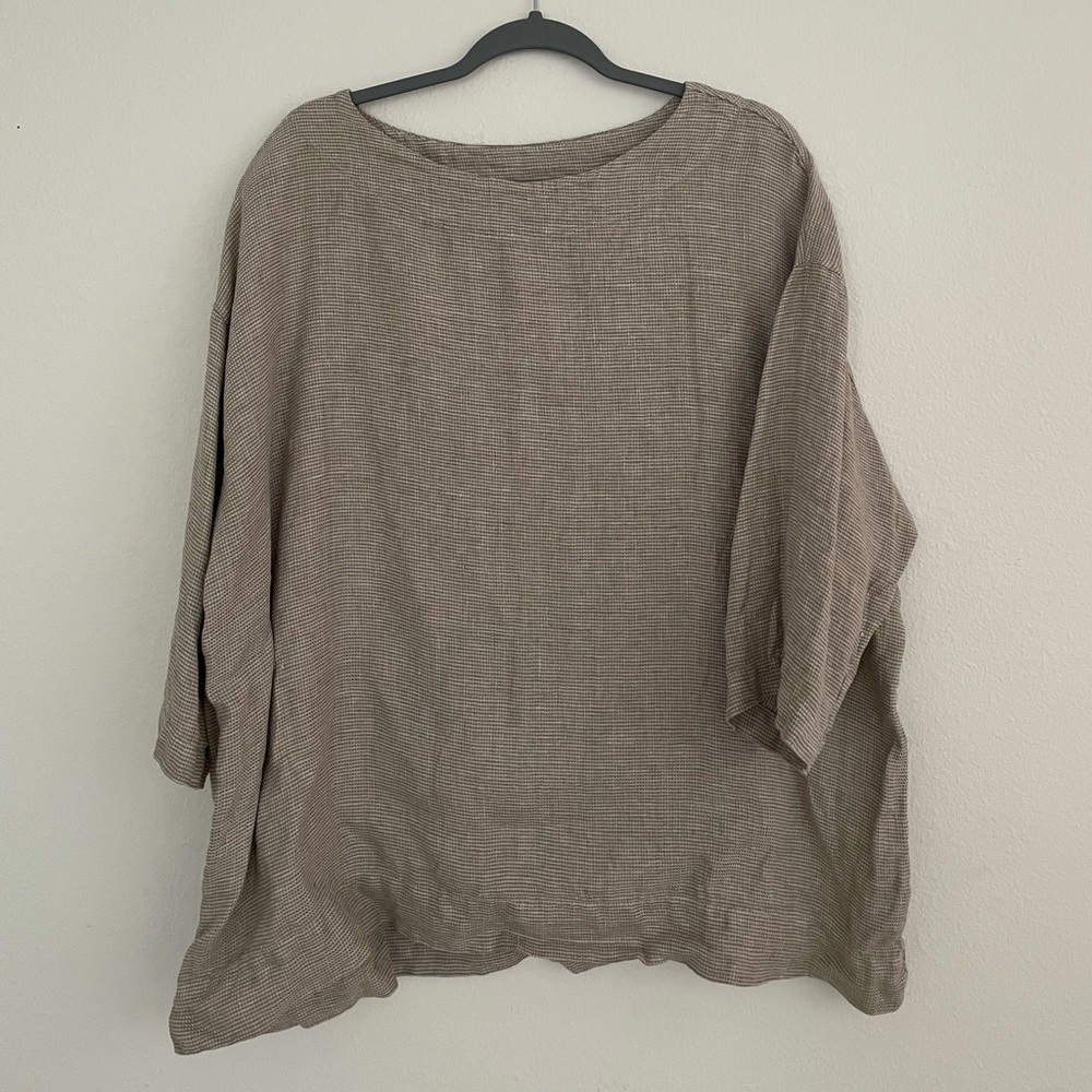 Bryn Walker 100% linen top